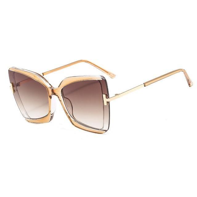 Óculos de Sol Quadrado Oversized - Eleganzi