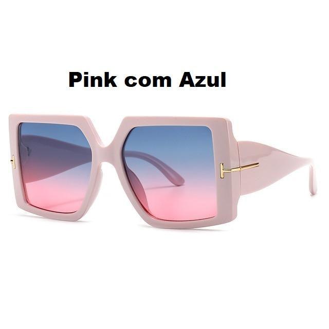 Óculos de Sol Quadrado Oversized Bethany - Eleganzi
