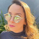 Óculos de Sol Redondo Amber - Eleganzi