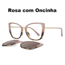 Óculos Gatinho Clip On Cléo (2 em 1) - Eleganzi