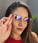 Óculos Gatinho Clip On Zoey (2 em 1) - Eleganzi