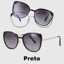 Óculos Gatinho Clip On Zoey (2 em 1) - Eleganzi