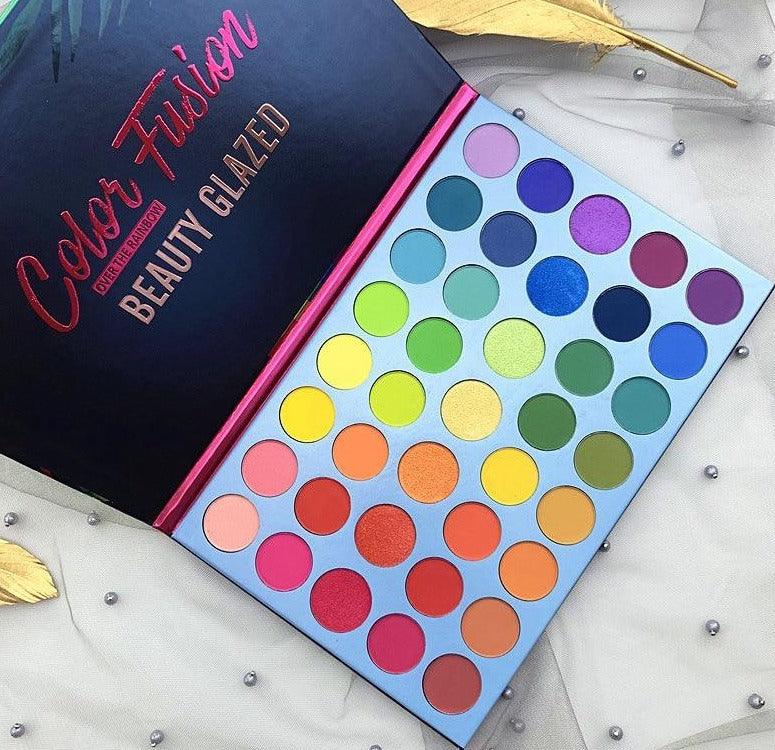 Paleta de Sombras Beauty Glazed Color Fusion ( 39 Cores ) - Eleganzi