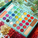 Paleta de Sombras Docolor Tropical (34 Cores) - Eleganzi