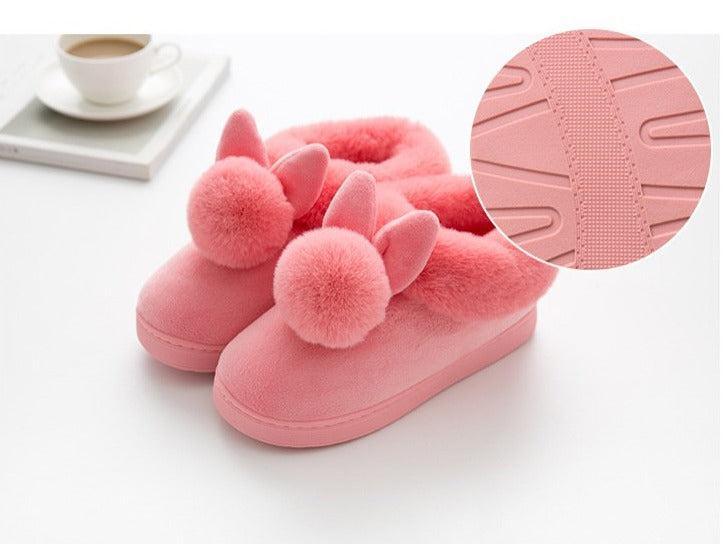 Pantufa Coelha Serena - Solado Antiderrapante - Eleganzi