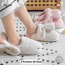 Pantufa da Coelhinha Serelepe 2 em 1 - Solado Antiderrapante - Eleganzi