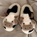 Pantufa Vaquinha Estrela - Solado Antiderrapante - Eleganzi