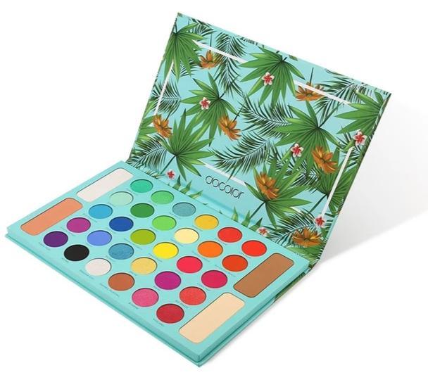 Paleta de Sombras Docolor Tropical (34 Cores)