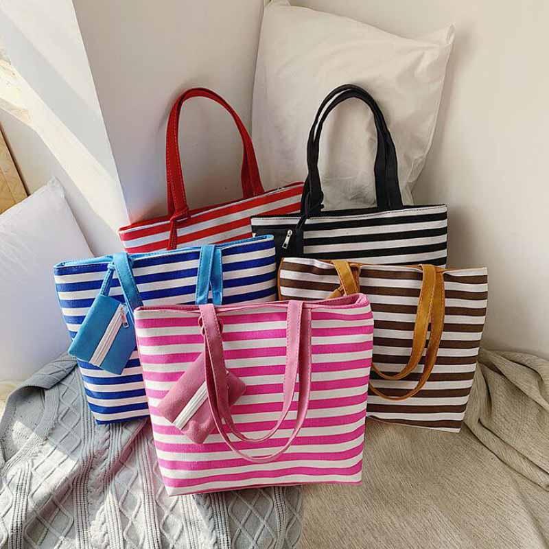 Bolsa de Ombro Listrada La Grace