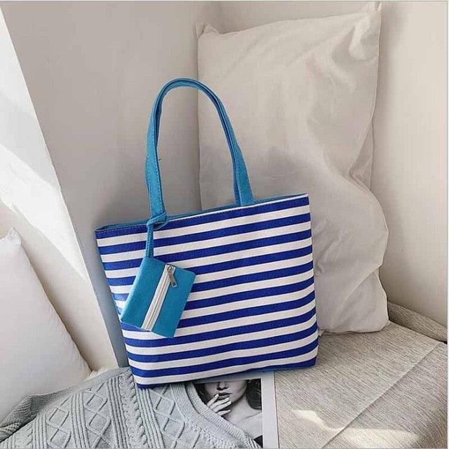 Bolsa de Ombro Listrada La Grace