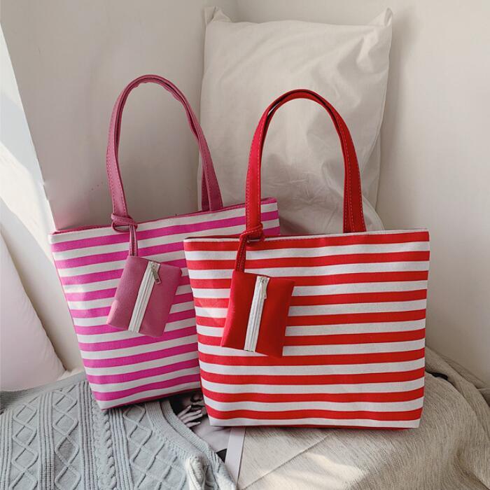 Bolsa de Ombro Listrada La Grace