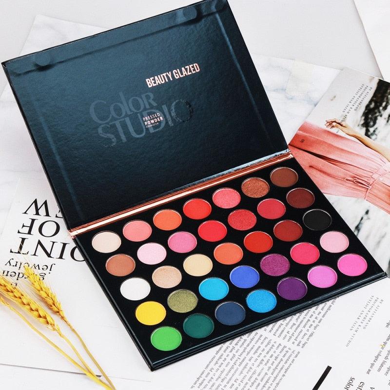 Paleta de Sombras Beauty Glazed Color Studio (35 cores)