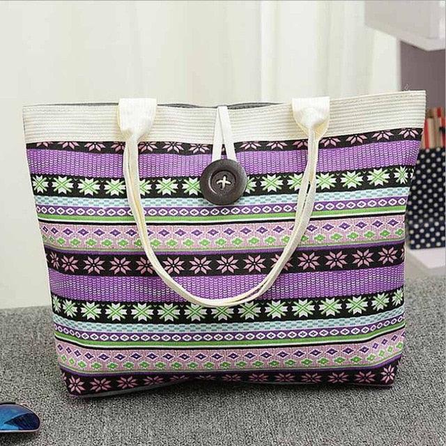 Bolsa de Ombro Listrada