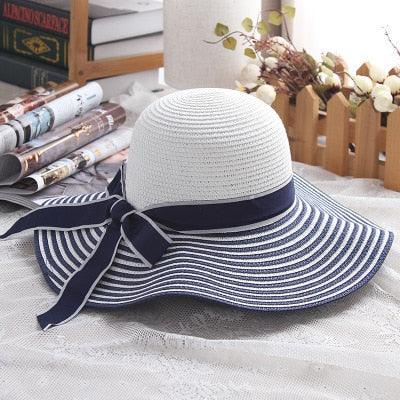 Chapéu Feminino Floppy Listrado Jane