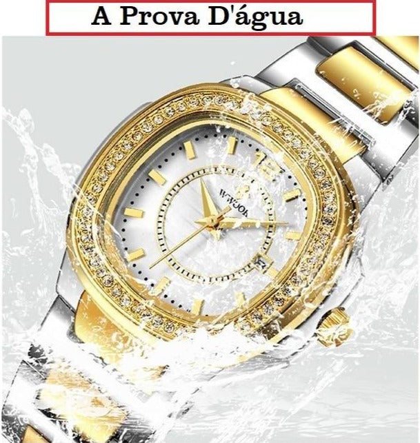 Relógio Feminino Diamond + Bracelete
