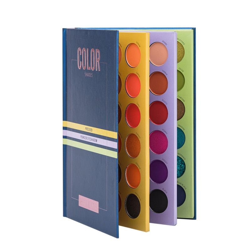 Paleta de Sombras Beauty Glazed Alta Pigmentação (72 Cores)