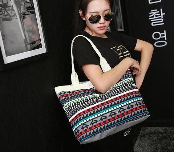 Bolsa de Ombro Listrada