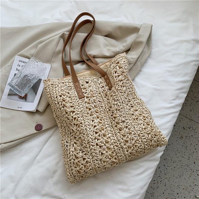 Bolsa de Ombro Palha Miami