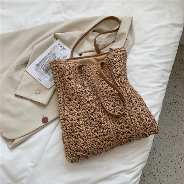 Bolsa de Ombro Palha Miami